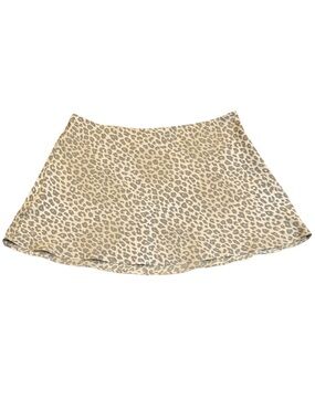 NWT! Medium PINK Victoria’s Secret Leopard Print Mini Skirt in Beige